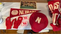 HUSKER MEMORABILIA, 3 AMERICAN FLAGS