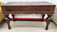 1860's Rosewood Spinet Desk (52.5"W x 24.5"D x