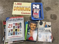 Playing cards, games, magazines, and books