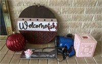 Home decor and flashlight