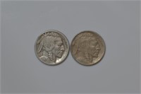 2 - Buffalo Nickels 1916-D and 1916-S