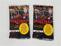 2 Sealed Packs '94-95 Topps Nba Cards
