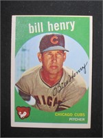 1959 TOPPS #46 BILL HENRY CHICAGO CUBS