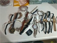Group of Ladies Watches - elgin, timex, relic and