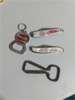 Group Coca Cola Knives & Openers