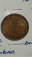 CANADIAN 1943 TOMBAC ERROR NICKLE