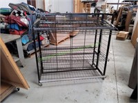 Double Sided Metal Display Shelf