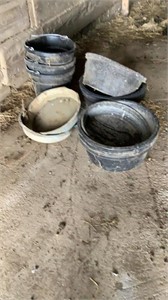 Buckets and watering trays
