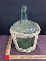 Large Viresa wine jug bottle wicker