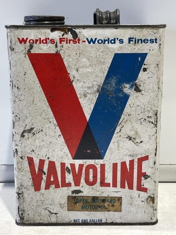 VALVOLINE 1 Gallon Tin With Contents