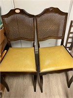 2 Wood Folding Chairs