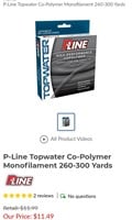 P-Line Topwater Co-Polymer Monofilament