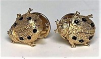 14k Gold Lady Bug Pins