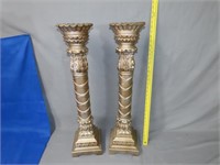 Pair of Large Candle Stands