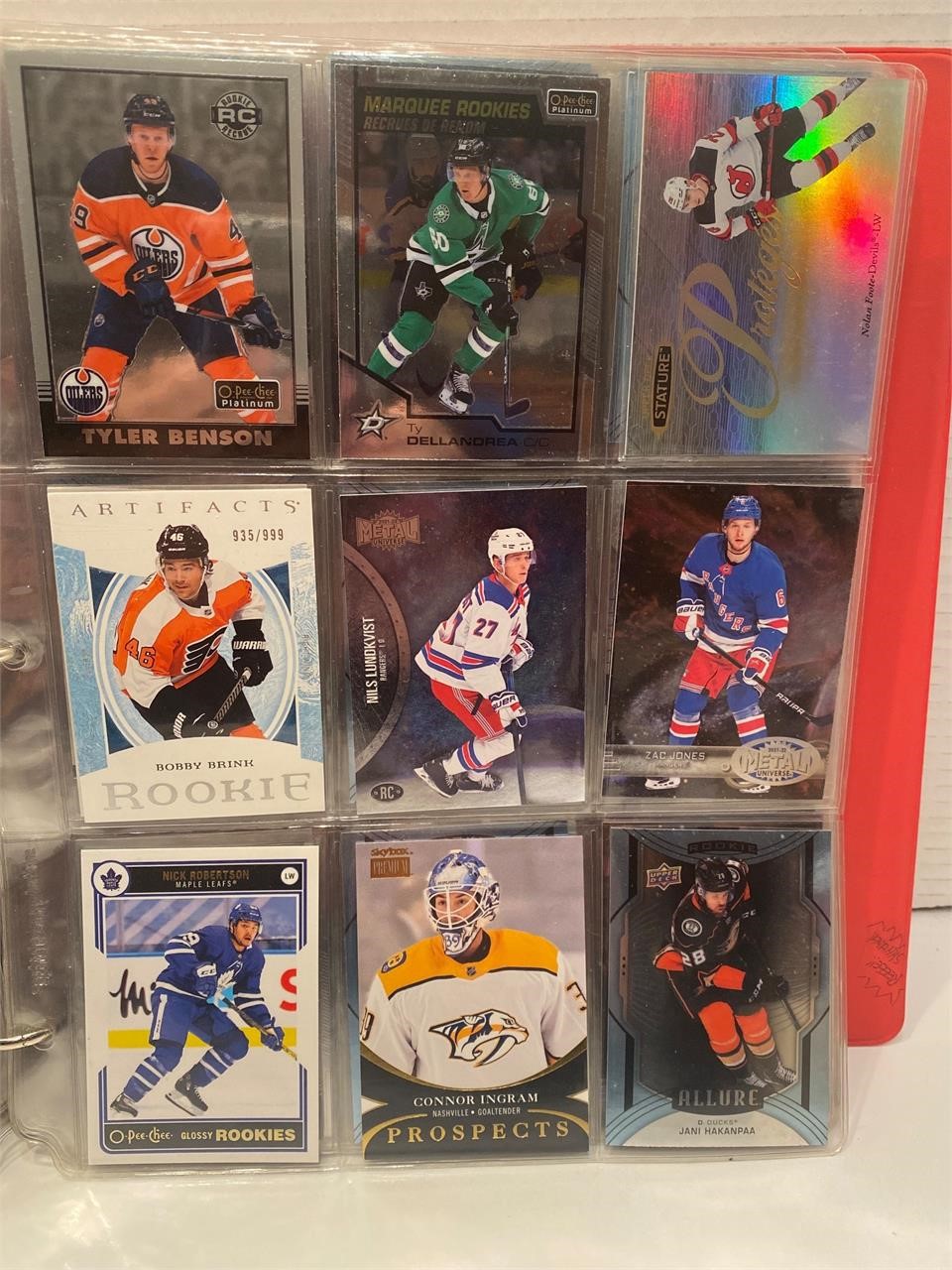 Hockey Rookie Card Lot