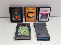 (5) Assorted Atari 2600 Games