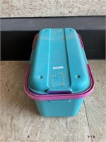 Sewing container w/ contents