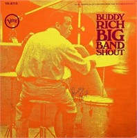 Buddy Rich signed "Big Band Shout" album