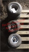 (6) Rubber Tires