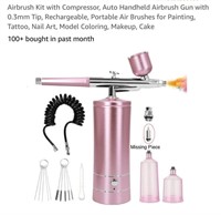 Airbrush Kit with Compressor, Auto Handheld Ai