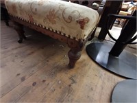 Victorian Oak Ladies Chair with Inlaid Decoration