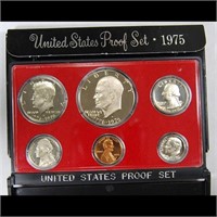 1975 United States Mint Proof Set 6 coins