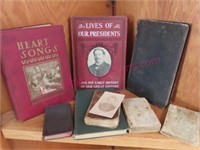 Several antique books