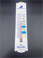 Vintage Metal Thermometer Seafood supply Dallas TX