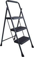 Elevon Folding Step Stool with Wide Anti-Slip Peda