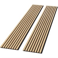 FurniFusion Acoustic Wood Wall Panels, 2 Pack 94.4