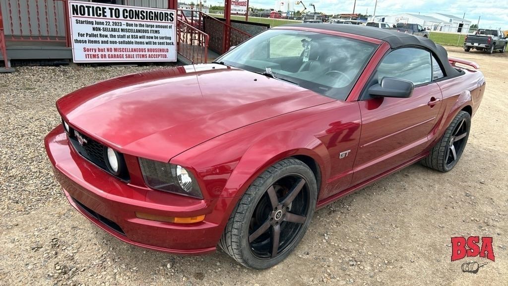 2008 Ford Mustang GT Convertible Car