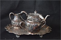 Silver serving set