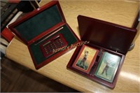CALCULATOR / PEN SET - PLAYING CARDS - IN BOXES