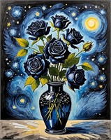 Black Roses 4 Limited Edition Van Gogh Limited