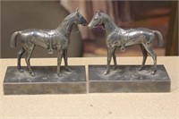 Pair of Metal Horses