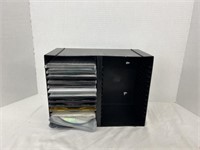 Cd holder with a variety of cds