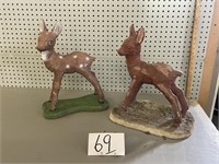 CEMENT DEER GARDEN PIECES