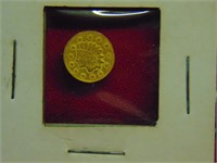 (1) 1854 California GOLD Indian Head coin/token