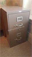 METAL TWO DRAWER FILING CABINET