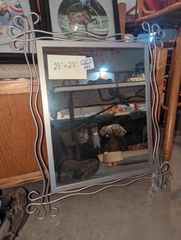 Metal Framed Wall mirror