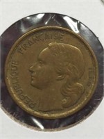 1957 France coin