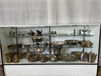 Silver Plate Serving Pieces, Platters, Trays etc