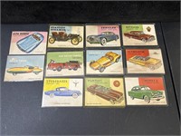 1954 Topps World on Wheels Cards