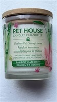 Pet House Candle Bamboo Watermint Scent