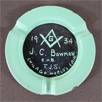 1934 J.C. Bowman Chicago World's Fair Ashtray