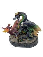 Heavy Dragon Fighting Statue