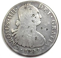 1797-MOFM 8 Reales Fine Mexico Chopmarks