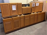 10 Pc Regal Oak Kitchen Cabinet Set