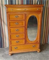 Solid Oak Wardrobe By Lexington Furniture