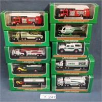 (10) Miniature Hess Trucks